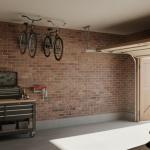 Vertical Brick Stone Wall Concrete Stamp Mat