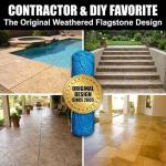 Weathered Flagstone Concrete Stamping Texture Roller