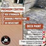 Liquid Rubber Textured Deck Coating - Stone Grey