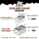 Liquid Rubber Waterproof Sealant - Light Gray, 5 Gallon