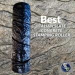 Italian Slate Concrete Stamp Roller for Beautiful Designs