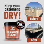Liquid Rubber Waterproof Concrete Sealant - 1 Gallon