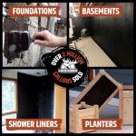 Liquid Rubber Waterproof Concrete Sealant - 1 Gallon