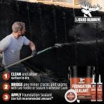 Liquid Rubber Waterproof Concrete Sealant - 1 Gallon