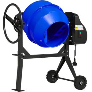 4.3 Cu.Ft. Electric Cement Mixer with Stand