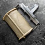 Walttools Concrete Stamp Roller Set for Decorative Borders (Cut Slate Tile) For Stamped Concrete & Overlay - Quick & Easy Way to Stamp Curves & Add Linear Features