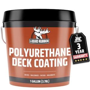 Saddle Brown Liquid Rubber Deck Coating - 1 Gallon