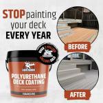 Saddle Brown Liquid Rubber Deck Coating - 1 Gallon