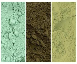 Terrachrom Green Mineral Pigment Pack - 3x150ml