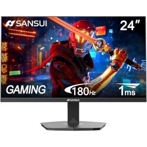 SANSUI 24" 180Hz Gaming Monitor with HDMI Ports
