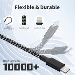 3-in-1 Nylon Braided Charging Cable Duo