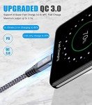 Sweguard USB Type C Charger Cable 3-Pack