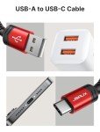 JSAUX 6.6ft USB C Cable 2-Pack - Fast Charging