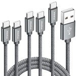 USB C Cable 5 Pack - Fast Charging Braided