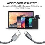 USB C Cable 5 Pack - Fast Charging Braided