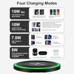 15W Fast Wireless Charger for Android & Samsung