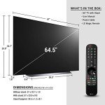 LG C1 65" 4K OLED Smart TV with Alexa