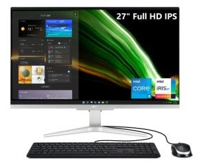 Acer Aspire C27 All-in-One Desktop, 27" FHD