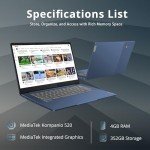 Lenovo IdeaPad Slim 3 14" FHD Touch Chromebook