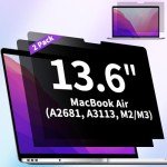 ANTOGOO 2-Pack MacBook Air 13.6" Privacy Screens