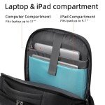 DUSLANG 17" Water-Resistant Laptop Backpack with USB Port