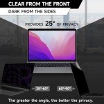 ANTOGOO 2-Pack MacBook Air 13.6" Privacy Screens