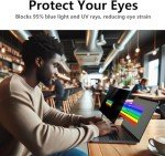 Pozlle 13.3" Anti-Glare Privacy Screen Protector