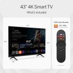 VIZIO 43" 4K Smart TV with Dolby Vision