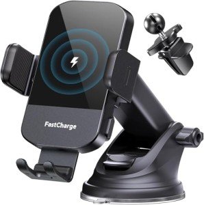 15W Fast Wireless Car Charger and Phone Mount