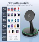15W Fast Magnetic Wireless Charger Stand for iPhone