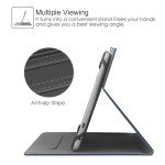 HGWALP Universal 9",9.7",10.1",10.2",10.5",10.9",11" Tablet Case,Protective Cover Stand Folio Case for 9-11 Inch Tablet,Tablet Case Cover with Pen Holder for iPad, Samsung, Other Tablet-Navy