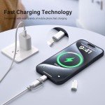 4-Pack Lightning to USB C Adapters