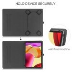 HGWALP Universal 9",9.7",10.1",10.2",10.5",10.9",11" Tablet Case,Protective Cover Stand Folio Case for 9-11 Inch Tablet,Tablet Case Cover with Pen Holder for iPad, Samsung, Other Tablet-Navy