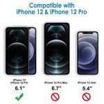 JETech iPhone 12/12 Pro Shockproof Bumper Case