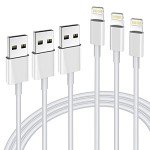 Apple MFi Certified 3-Pack Lightning Charging Cables