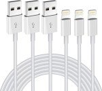 3-Pack 6FT MFi Lightning Fast Charging Cables