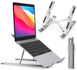 Adjustable Aluminum Laptop Stand for 10-15.6” Devices