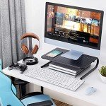 Adjustable Monitor and Laptop Stand Organizer