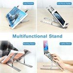 Adjustable Aluminum Laptop Stand for 10-15.6” Devices