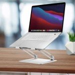 VELIT CARTA Ergonomic Adjustable Laptop Stand, Silver