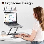 Adjustable 360° Rotating Laptop Stand for Desk