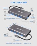 Hiearcool 11-in-1 USB-C Docking Station
