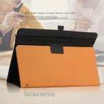 Universal Case for 9 Inch / 10 Inch Tablet, Stand Folio Protective Case for 10.1 Inch Touch Screen, with Adjustable Silicone Strap and Stand, Black