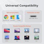 TobenONE 3-Monitor USB-C Docking Station 4K