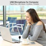Mini USB Microphone with Gooseneck for PC/Mac