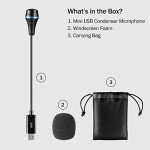 Mini USB Microphone with Gooseneck for PC/Mac