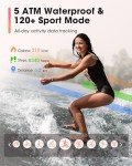 Smart Fitness Watch with Heart Rate and Sleep Monitor