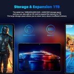 10" Android 14 Tablet, Octa-Core, 10GB RAM
