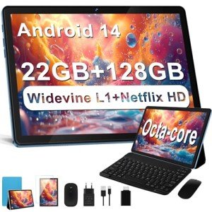 2024 Android 14 Tablet with Keyboard and Mouse