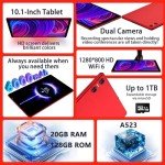 SKYEGG 10.1" Android 14 Tablet with 20GB RAM